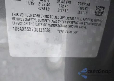 2016 Cadillac Cts Luxury Collection from USA, damaged, VIN 1G6AX5SX7G0123038